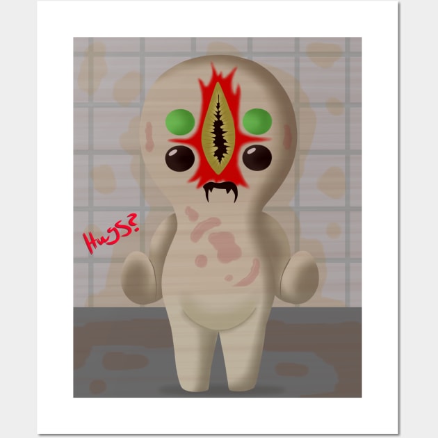 Scp 173 Design Wall Art by Pokemonfan111